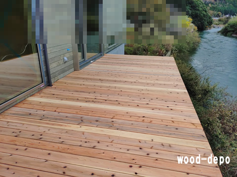 ウッドデッキ施工例130e