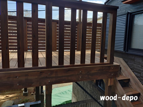 ウッドデッキ施工例131d