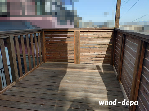 ウッドデッキ施工例131e