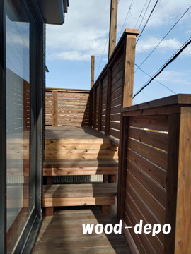 ウッドデッキ施工例131f