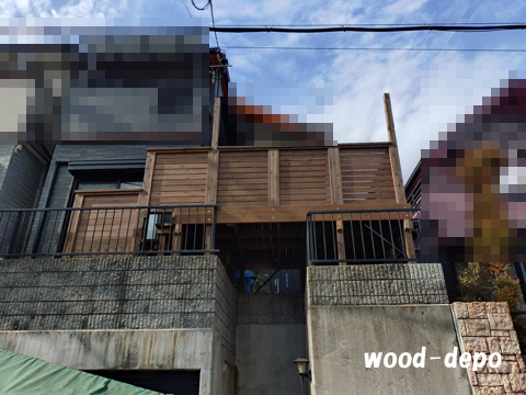 ウッドデッキ施工例131h