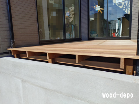 ウッドデッキ施工例235c