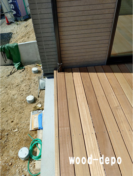 ウッドデッキ施工例235d