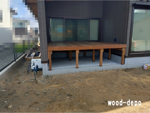 ウッドデッキ施工例237b