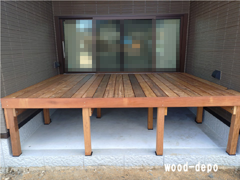 ウッドデッキ施工例237c