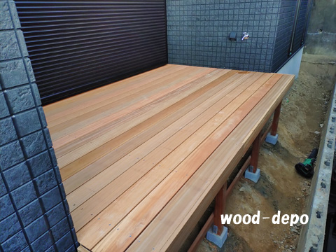 ウッドデッキ施工例238d